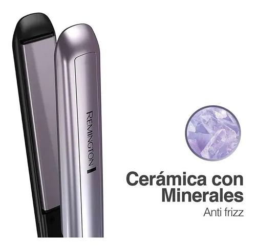 Plancha de cabello Remington Mineral Glow S5408 lila y azul pastel