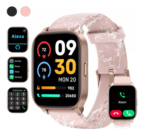 2.01'' Reloj Inteligente Smartwatch Bluetooth Llamada Alexa