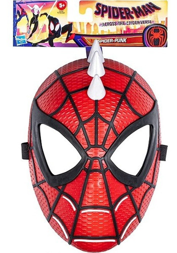Máscara Spider-Verse ajustable de Spider-Man F5787 - Hasbro Color rojo, negro Spiderman