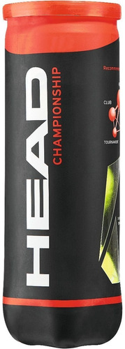 Imagen 1 de 3 de Tubo X3 Pelotas Head Championship Tenis Padel Importadas Itf