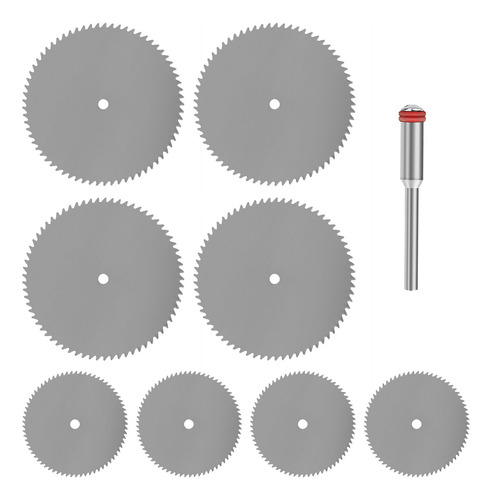 Kit 8 Lâmina De Serra 25-32mm Inox Haste 3mm Micro Retífica