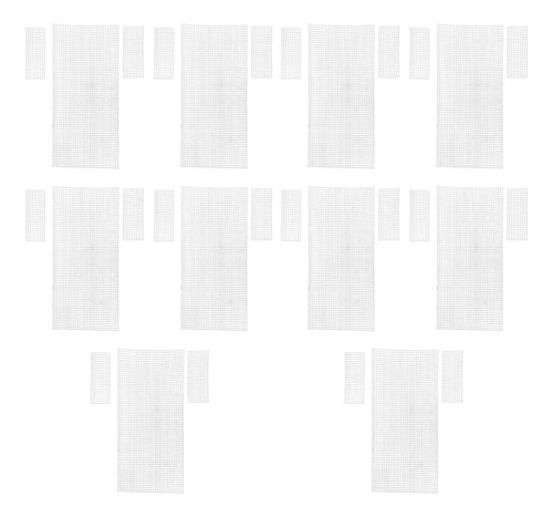 10 Uds. De Hojas De Lona De Malla De Plástico Diy,