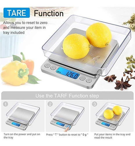 Báscula Electrónica Digital Lcd, Báscula Para Cocinar Alimen