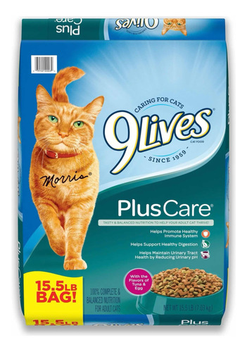 Para Gatos 9lives Plus Care 15.5lb