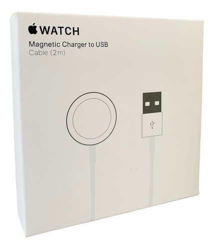 Cargador Magnético Apple Watch A Cable Usb 2 Metros