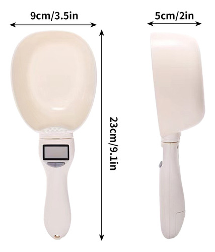 Cuchara Medidora Electrónica Y Para Alimentos Y Agua Para Ma