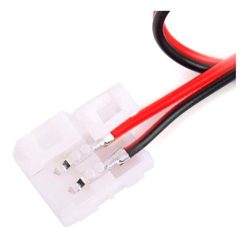 2 Conectores Con Cable Para Tiras Led 5050 Monocolor