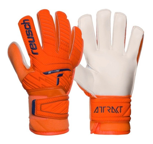 Imagen 1 de 1 de Guantes Arquero Reusch Attrakt Storm Gold Futbol De Campo