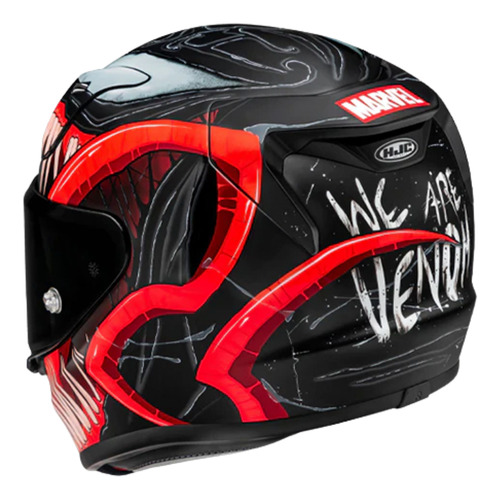 Casco Hjc Integral Rpha 12 Venom Iii Mc1sf Original Negro Sergeant L