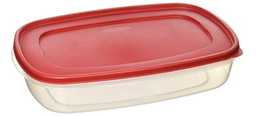 Rubbermaid Plastic Easy Find Tapa Contenedor De Almacenamien