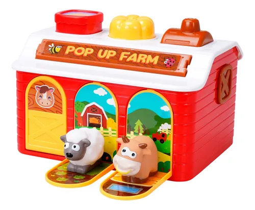Juguete Granja Musical Pop Up Con Música Y Luces Piano
