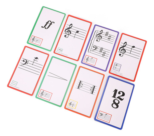 Tarjetas Didácticas Para Notas De Piano, 50 Unidades, Codifi