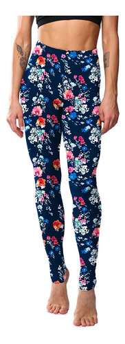 Leggins Lady Classic Con Estampado Floral De Color Retro Y G