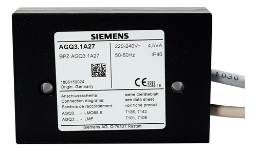 Amplificador De Señal Llama Agq3.1a27 Siemens Controles Lme