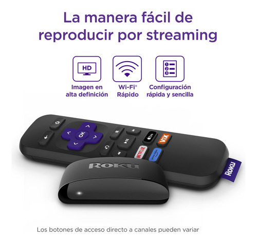 Roku Express Mod 3960 Negro Dispositivo De Streaming Hd
