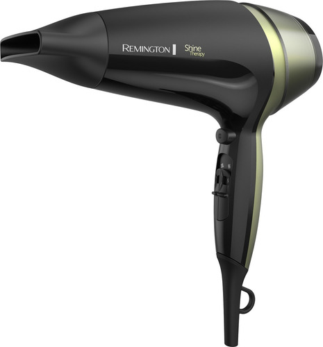 Secador De Cabello Pelo 2100w Shine Therapy D13a Remington Negro/dorado