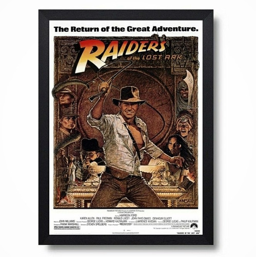 Cuadro Indiana Jones And The Raiders Of The Lost Ark 35x50