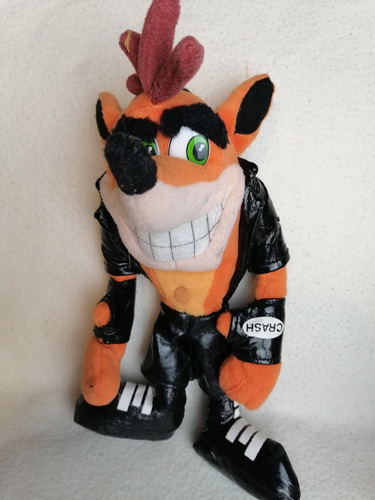 Peluche Original Crash Bandicoot 27cm Motoquero. 