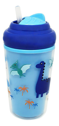 Vaso Con Sorbito Termico Multikids Bb034 Azul