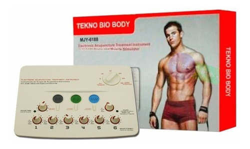Electroestimulador Tens Acupuntura Tekno Bio Body 6 Canales