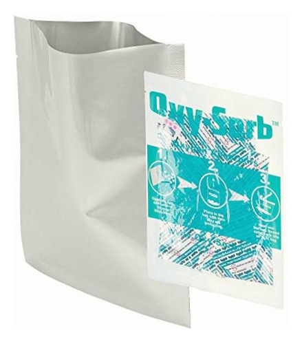 Dry-packs Bolsas Mylar De 1 Pinta, 5 X 7 Cm Y Absorbentes De