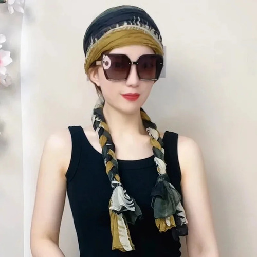 Bufanda Tejida A Mano, Estilo Bohemio, Cuello Cálido, Acceso