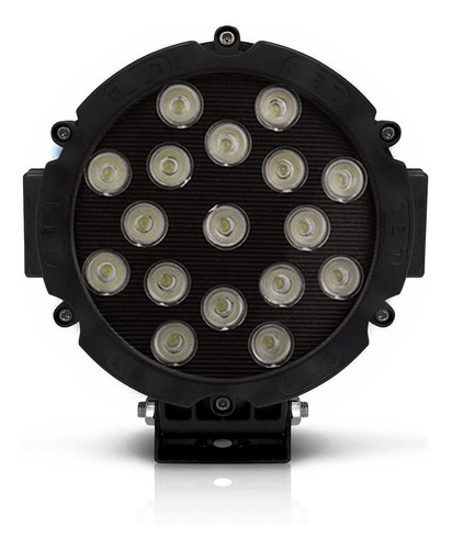 Farol Led 51w 17 Leds P/ Lancha Barco 4x4 Off Road Milha