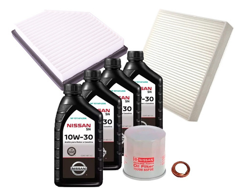 Kit De Filtros Y Aceite Nissan Sentra B18 - Original