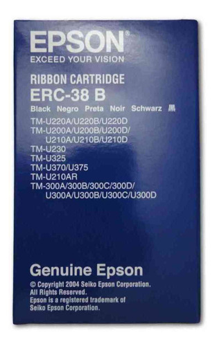 Cinta Erc-38b Para Impresoras Epson Tm-u220 (erc38b)