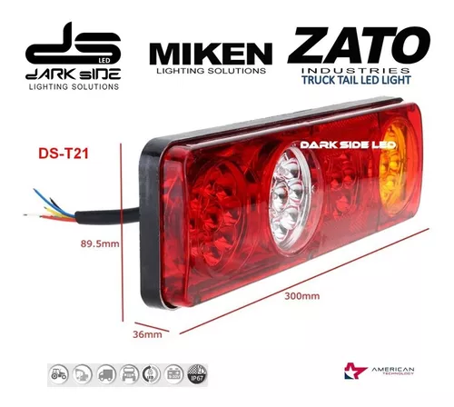 2 Faros Traseros,camión,trailer,acoplado, 36led, 12volt.