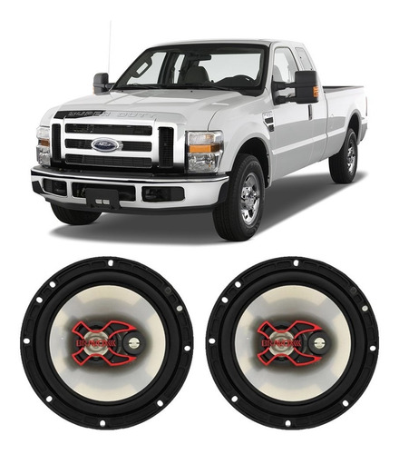 Kit Alto Falante Ford F250 2005 A 2013 Bravox 100w Rms