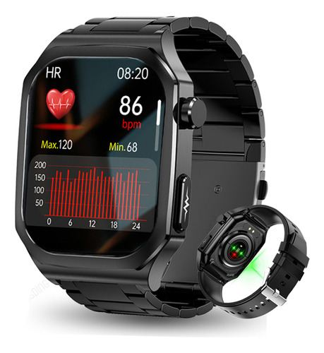 Reloj Inteligente Hombres Ecg Azúcar En Sangre Smart Watch