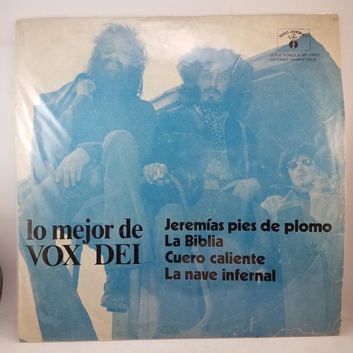 Vox Dei - Lo Mejor - 1974  Vinilo Lp