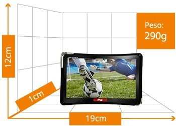 Navegador Gps 7 Polegadas Automotivo Câmera De Ré 4 Rodas