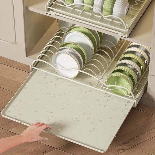 . Escurridor De Platos Extraíble Con Escurridor, Portátil,