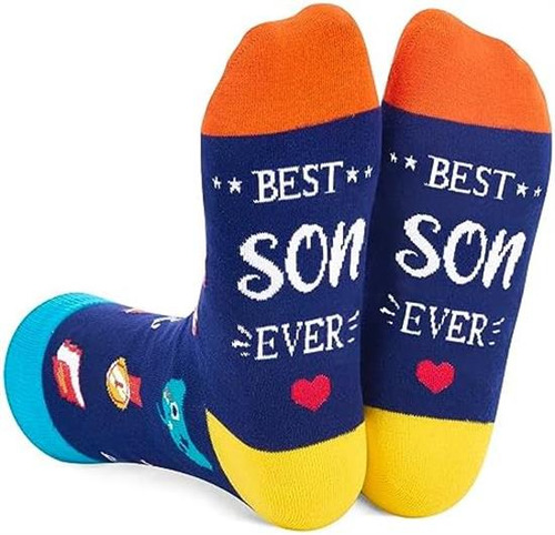 Crazy Socks Calcetines Novedosos Regalos Para Hijo, Hijo Reg