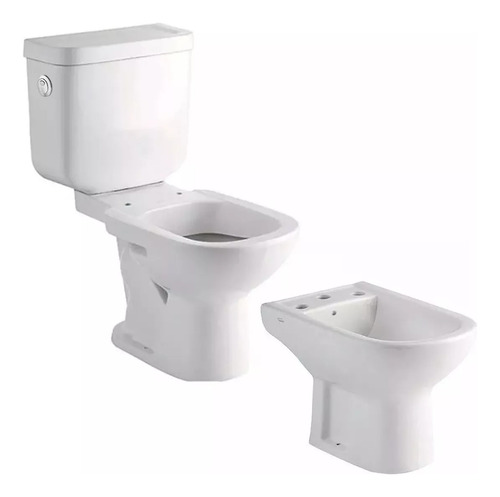 Combo Bari Ferrum Bidet + Inodoro Largo + Deposito Dual Cuot