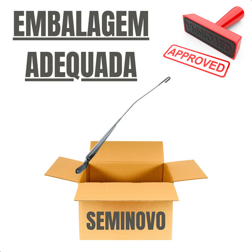 Braço Limpador Para-brisa Direito Vw Gol G5 A G8 2008 A 2023