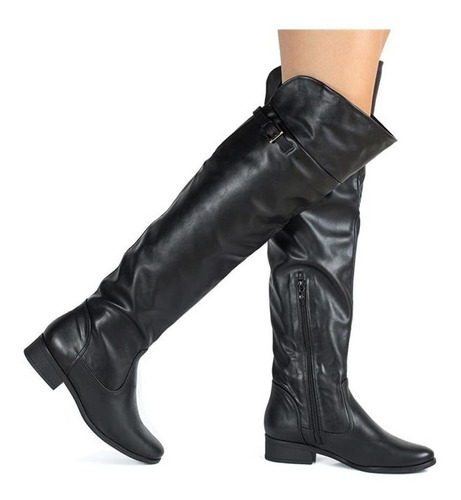 Bota Piccadilly Over The Knee Montaria Feminina Ref: 650058