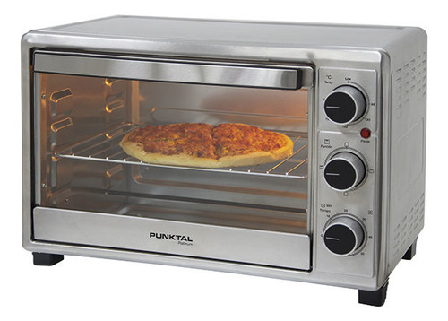 Horno Eléctrico Punktal 1500w 28lt Inox