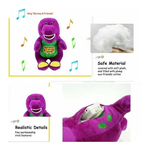 Dinossauro roxo barney crianças boneca de pelúcia brinquedo de pelúcia  presente de aniversário