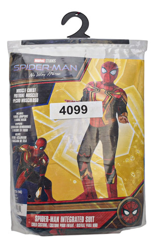 Marvel Spiderman No Way Home Disfraz Spiderman Para Niño Talla 12 A 14 Jazwares