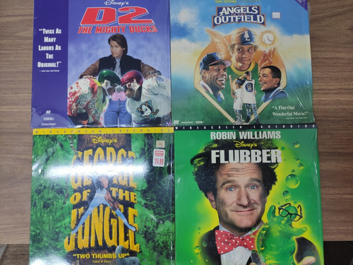 Laserdisc Disney 4 Filmes Lds Super Conservados