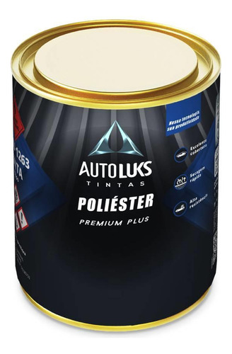 Tinta Poliéster Auto Cinza Rusk Met Gm 12 900ml Autoluks