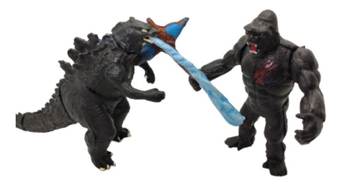 Godzilla Vs Kong Black 2 Figuras Articuladas King Kaiju 2021