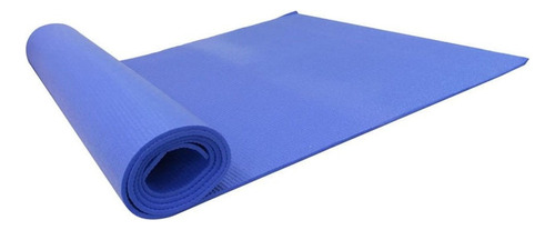 Tapete De Yoga 60 X 1,70 5mm Pvc Conforto Ioga Niazitex Cor Azul