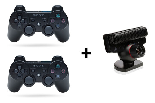 Pack Controles Ps3 Dualshock 3 Y Playstation Eye