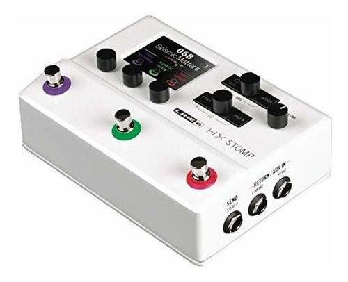 Procesador De Guitarra Stomp Line 6 Hx, Stomptrooper White E