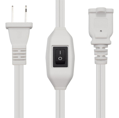 Wv Cable De Extensión De 12,6 Con Interruptor, Enchufe De Ca