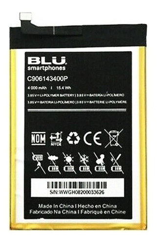 Bateria Pila Blu G50 Plus C906143400p 